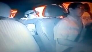 Video emerges of taxi driver getting shot in the back of the head and robbed by passenger