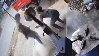 Mechanic is killed by exploding tire in India