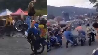 Freak motorcycle accident kills woman while she was recording a selfie video