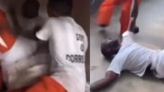 Prisoner is stabbed several times and killed by rival inmates inside US prison