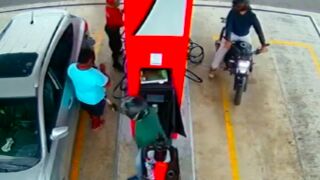 Business man gets taken out by hitman at gas station in Colombia