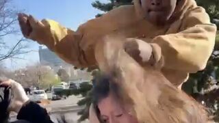 Woman is beaten after calling another woman the N word