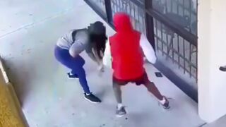 Woman was robbed and then body slammed in Houston Texas