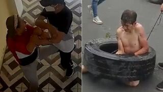 Man stabs a woman and is violated by members of the public, Ecuador