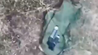 Russian soldier gets his beauty sleep interrupted by four grenades