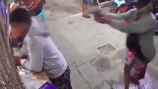 Soldier is shot dead from behind at a pharmacy, Philippines