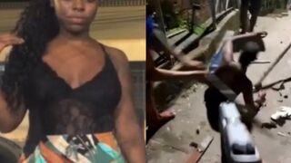 Favela chick gets taught a hard lesson for stealing from gang members