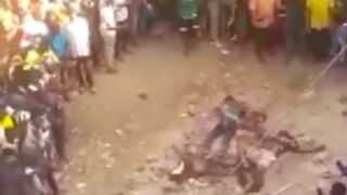 Three criminals get stoned to death by villagers