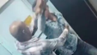 Man gets into and argument with another passenger and pushed off a moving Train