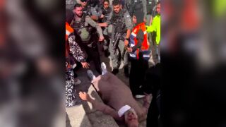 Old Palestinian woman killed after getting pushed to the ground by an Israeli soldier in Jerusalem