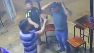 Bar argument leads to man getting shot in the face in Brazil