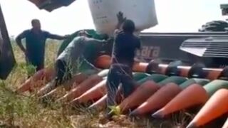 Mans legs get chewed up and destroyed in farming machinery