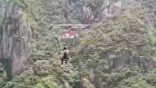 Man falls to his death after a Zip Line accident in China