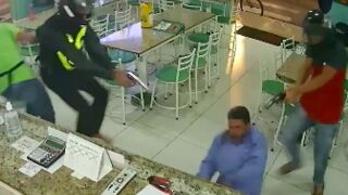 Brutal restaurant murder in Brazil