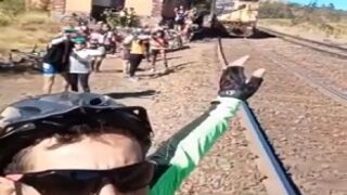 Man takes a selfie next to an incoming train and gets eliminated in Pakistan