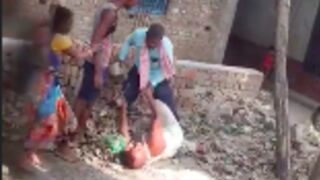 Man gets beaten over the head with a brick after a dispute with his neighbour