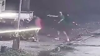 Man gets robbed for his motorcycle and shot in the head in the Philippines