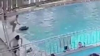 17 Year old boy jumps into a swimming pool and drowns to death in Vietnam