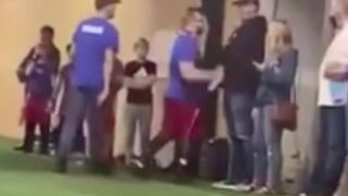 Football coach sucker punches unsuspecting parent knocking him out