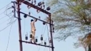 Man electrocuted after climbing onto a transformer in India