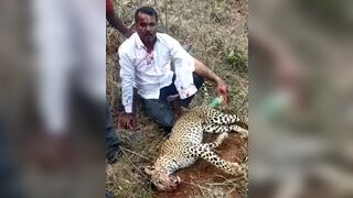 Karnataka man strangles Leopard to death in battle of survival