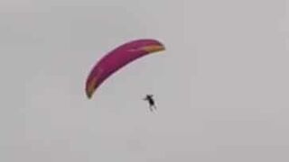 Parachutist left with broken ribs after parachute malfunction in China