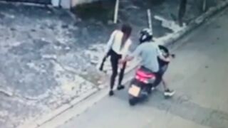 Man shot dead after driving past on his motorcycle and touching a womans ass
