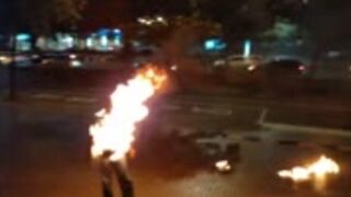 Man commits self immolation