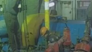 Oil rig worker left blind after equipment explosion in Russia