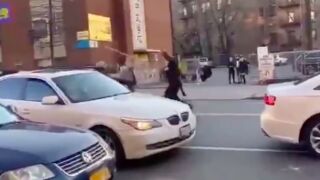 Man gets run over because of a road rage incident in New York