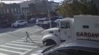 7-Year-old girl run over and killed by armoured truck while crossing the street in Brooklyn