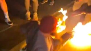 ANTIFA rioter mistakenly sets himself on fire at the Portland protests