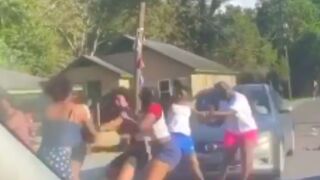 Several people mowed down after a street brawl breaks out in Baton Rouge