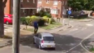 Man mowed down by car and punched after argument in England