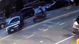 Motorcycle rider gets hit off his bike and killed by a driver that failed to use his side mirrors