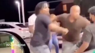 Two guys get knocked out at a gas station in Chicago