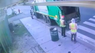 Garbage collector gets crushed to death by an oblivious driver in Guyana