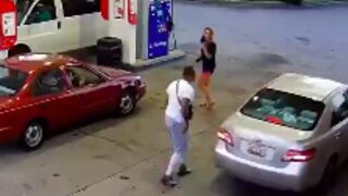 A man is in critical condition after getting shot at gas station in Baltimore after confronting the shooter for cutting in line