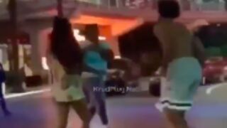 Smh: Guy gets beat up and jacked in front of his girl