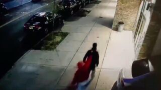 CCTV released of a man that got shot in the back of the head in Brooklyn new york!