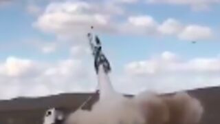 Daredevil Mad Mike Hughes crashes to earth in a custom built rocket after a parachute failure!