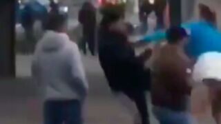 Transgender gets jumped for trying to remove a womans hijab!