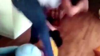 Blind girl goes to her opps house and gives her a beating!