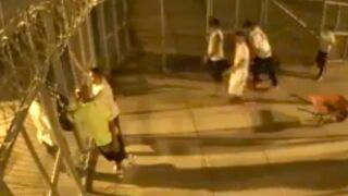 Prison Inmate gets shot in the face by another inmate in Honduras