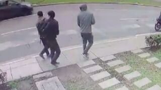 Three pedestrians get taken out by an SUV!