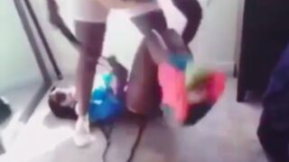 Girl gets beaten for stealing her mothers car and crashing it!