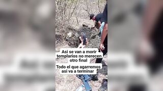 CARTEL executes a man in a pit prepared for him