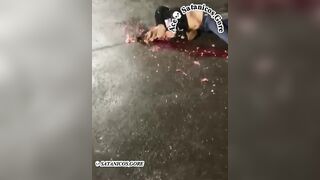 The man was shot in the head