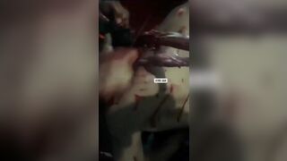 Butchering a Brazilian gang man