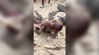 Angola -Video of torture and burning of thieves alive